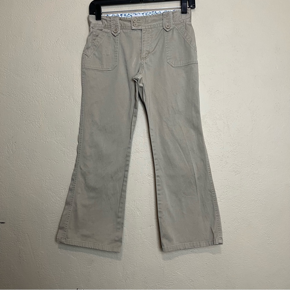 5/$20 Old navy‎ girl boot cut mid rise uniform pants size 8-1/2